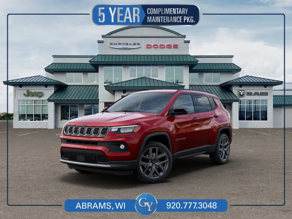 Red 2026 Jeep Compass Latitude for sale in Abrams, WI
