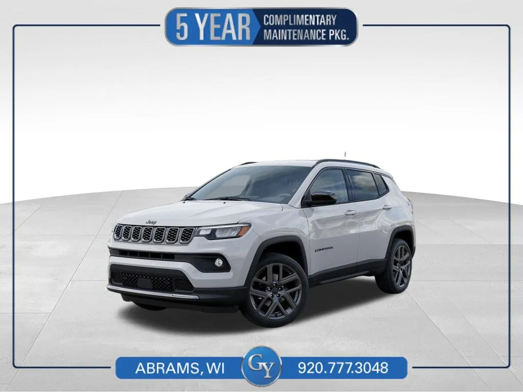 White 2026 Jeep Compass Latitude for sale in Abrams, WI