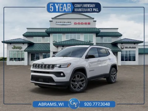 White 2026 Jeep Compass Latitude for sale in Abrams, WI