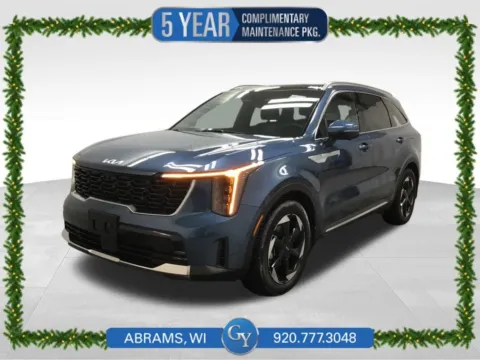 Blue 2025 Kia Sorento Hybrid SX Prestige for sale in Abrams, WI