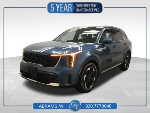 Blue 2025 Kia Sorento Hybrid SX Prestige for sale in Abrams, WI