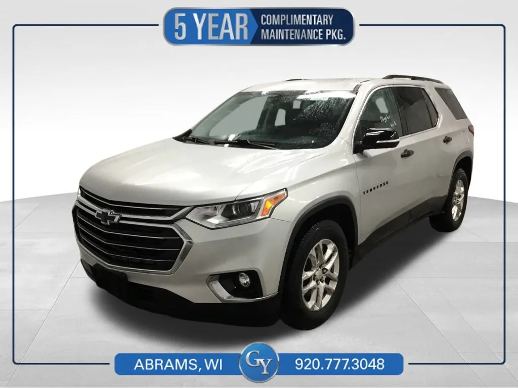 Silver 2019 Chevrolet Traverse LT for sale in Abrams, WI