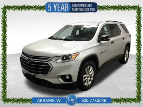Silver 2019 Chevrolet Traverse LT for sale in Abrams, WI