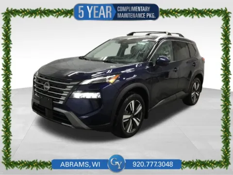 Blue 2024 Nissan Rogue SL for sale in Abrams, WI