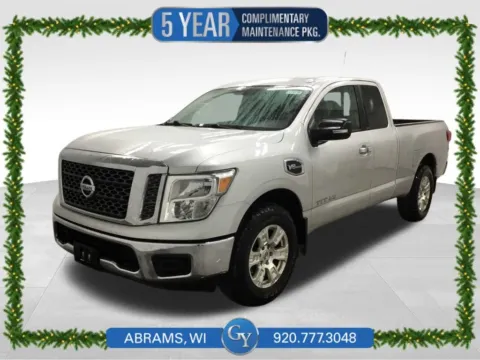 Silver 2017 Nissan Titan SV for sale in Abrams, WI
