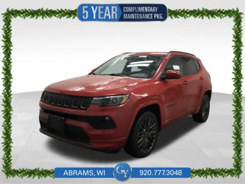 Red 2022 Jeep Compass Limited for sale in Abrams, WI