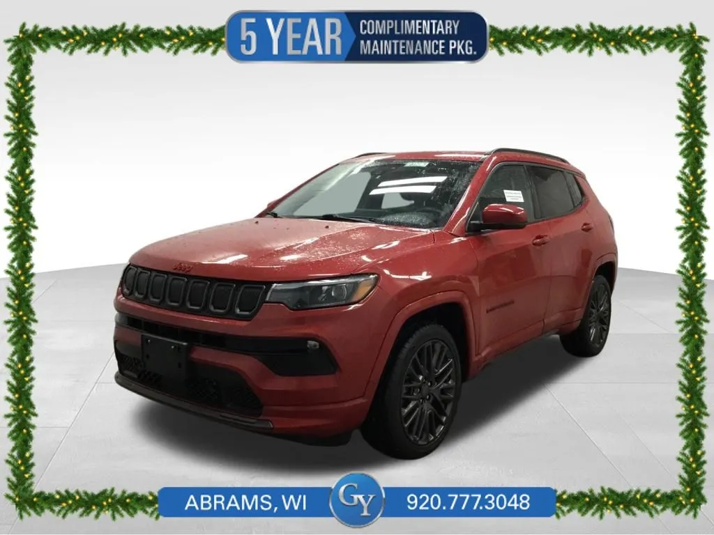 Red 2022 Jeep Compass Limited for sale in Abrams, WI