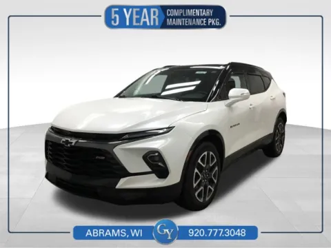 White 2023 Chevrolet Blazer RS for sale in Abrams, WI