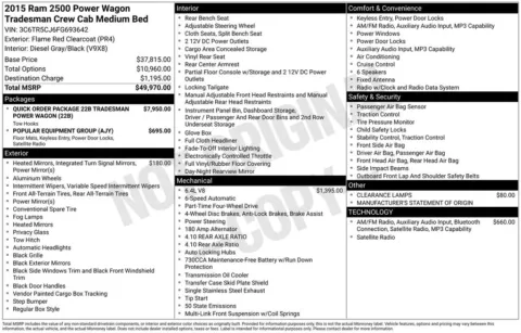 Photos of 2015 Ram 2500 Tradesman for sale in Abrams, WI at Gregg Young Abrams Chrysler Dodge Jeep Ram