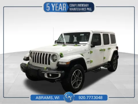 White 2023 Jeep Wrangler Sahara for sale in Abrams, WI