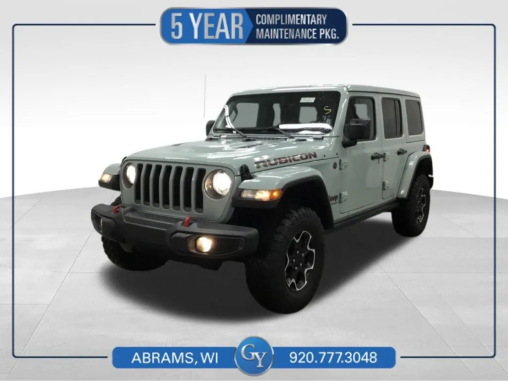 Gray 2023 Jeep Wrangler Rubicon for sale in Abrams, WI