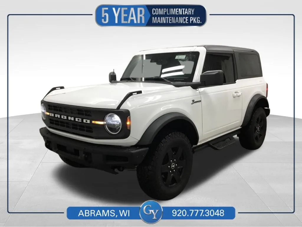 White 2024 Ford Bronco Black Diamond for sale in Abrams, WI