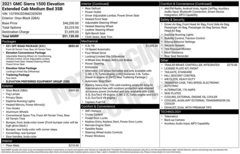 Photos of 2021 GMC Sierra 1500 Elevation for sale in Abrams, WI at Gregg Young Abrams Chrysler Dodge Jeep Ram