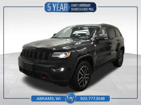 Black 2021 Jeep Grand Cherokee Trailhawk for sale in Abrams, WI
