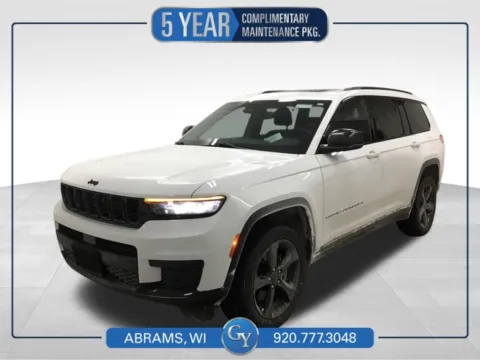 White 2023 Jeep Grand Cherokee L Altitude for sale in Abrams, WI