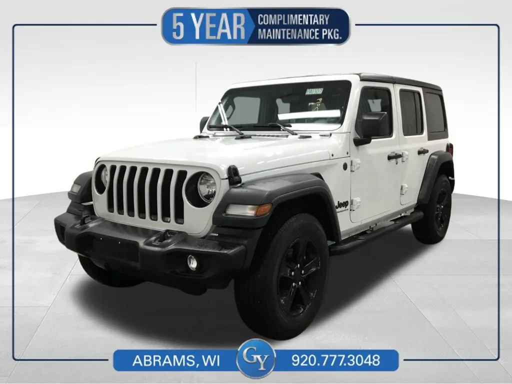 White 2023 Jeep Wrangler Sport for sale in Abrams, WI