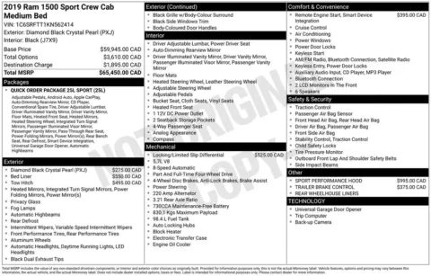 Photos of 2019 Ram 1500 Laramie for sale in Abrams, WI at Gregg Young Abrams Chrysler Dodge Jeep Ram