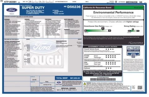 Photos of 2021 Ford F-250SD Lariat for sale in Abrams, WI at Gregg Young Abrams Chrysler Dodge Jeep Ram