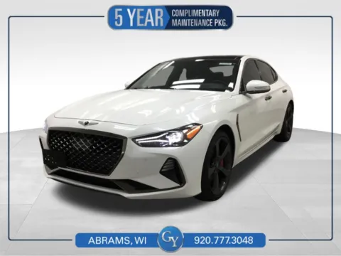 White 2021 Genesis G70 3.3T for sale in Abrams, WI