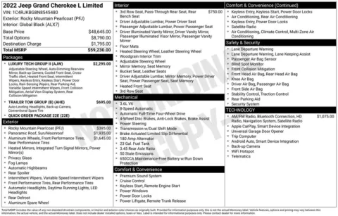 Photos of 2022 Jeep Grand Cherokee L Limited for sale in Abrams, WI at Gregg Young Abrams Chrysler Dodge Jeep Ram