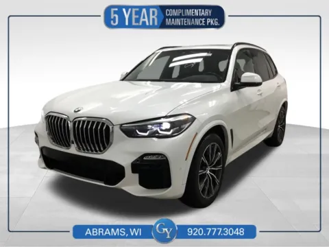 White 2020 BMW X5 xDrive40i for sale in Abrams, WI