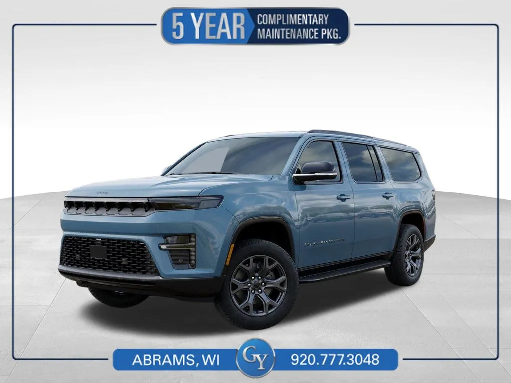 Blue 2026 Jeep Grand Wagoneer L for sale in Abrams, WI