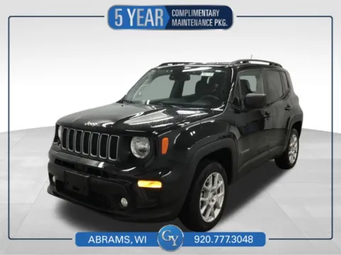 Black 2022 Jeep Renegade Latitude for sale in Abrams, WI
