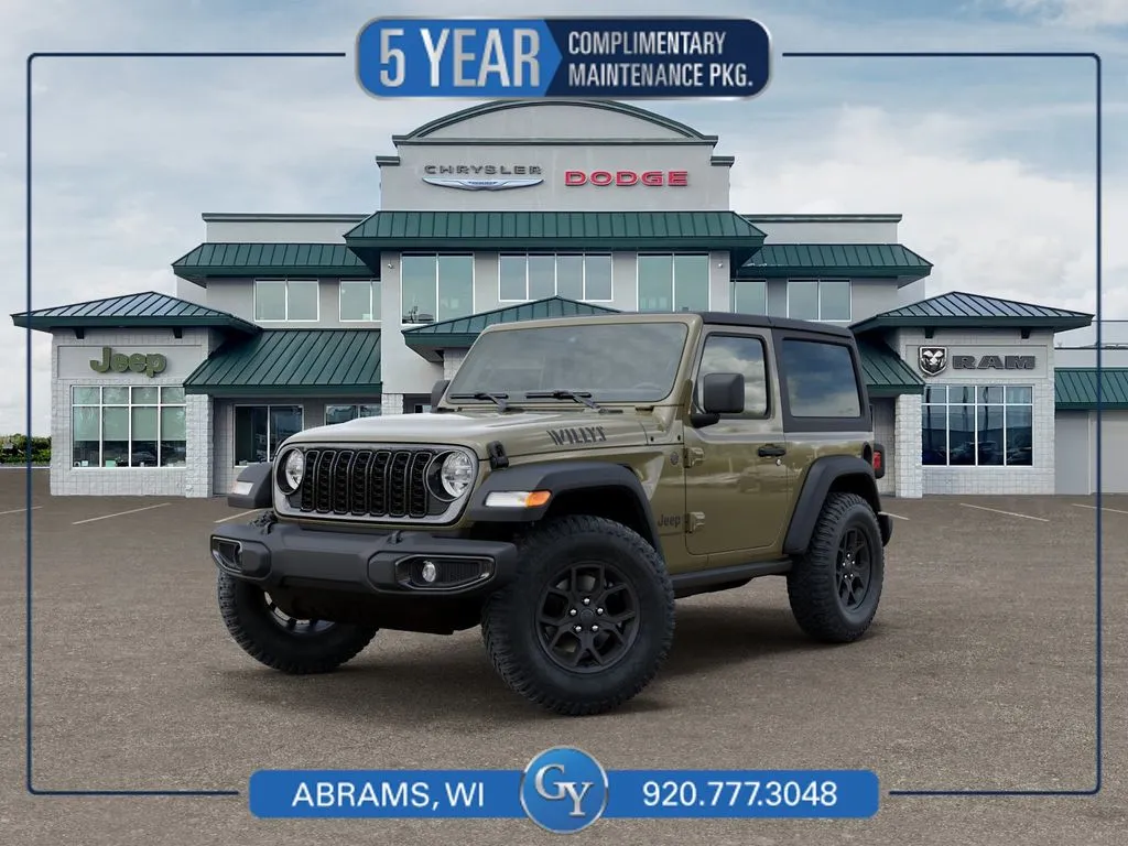 Green 2026 Jeep Wrangler Willys for sale in Abrams, WI