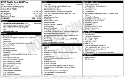 Photos of 2014 Toyota Corolla L for sale in Abrams, WI at Gregg Young Abrams Chrysler Dodge Jeep Ram