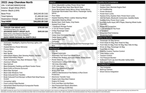 Photos of 2022 Jeep Cherokee X for sale in Abrams, WI at Gregg Young Abrams Chrysler Dodge Jeep Ram