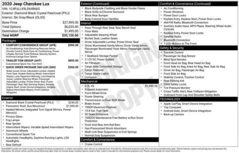 Photos of 2020 Jeep Cherokee Latitude Plus for sale in Abrams, WI at Gregg Young Abrams Chrysler Dodge Jeep Ram