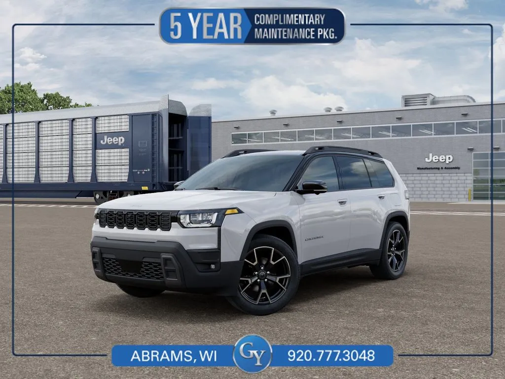 White 2026 Jeep Cherokee Overland for sale in Abrams, WI