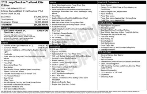 Photos of 2022 Jeep Cherokee Trailhawk for sale in Abrams, WI at Gregg Young Abrams Chrysler Dodge Jeep Ram