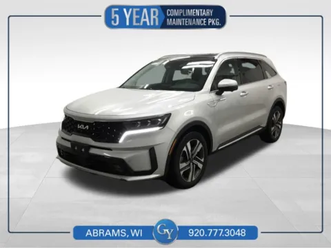 Silver 2023 Kia Sorento Plug-In Hybrid SX Prestige for sale in Abrams, WI