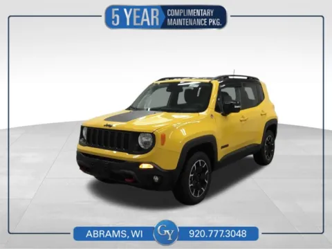 Yellow 2023 Jeep Renegade Trailhawk for sale in Abrams, WI