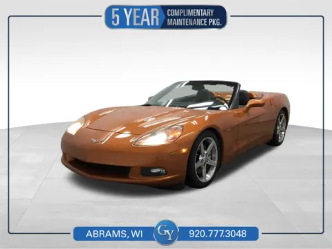Orange 2007 Chevrolet Corvette for sale in Abrams, WI