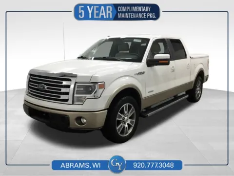 White 2014 Ford F-150 Lariat for sale in Abrams, WI