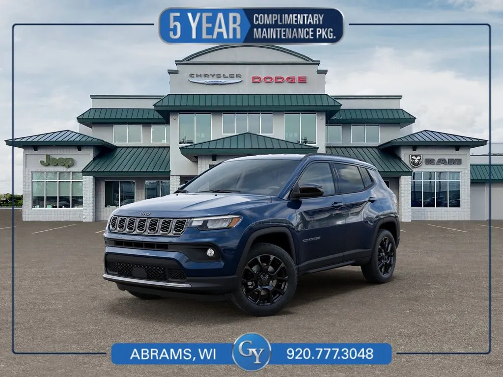 Blue 2026 Jeep Compass Latitude for sale in Abrams, WI