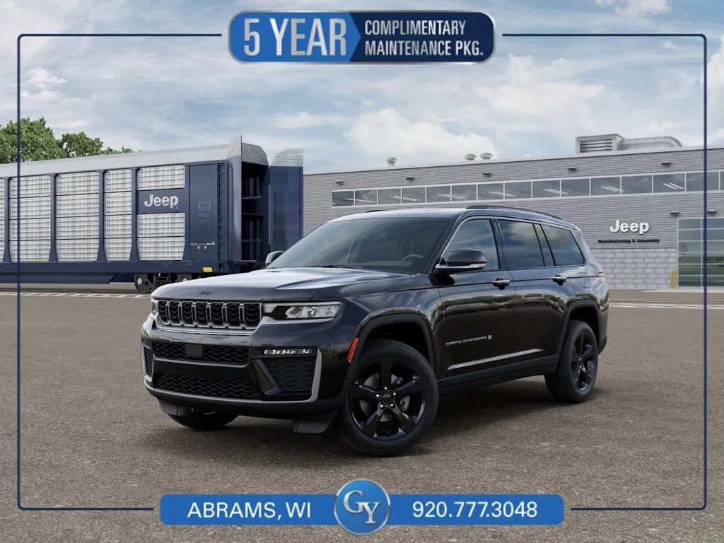 Black 2026 Jeep Grand Cherokee L Limited for sale in Abrams, WI