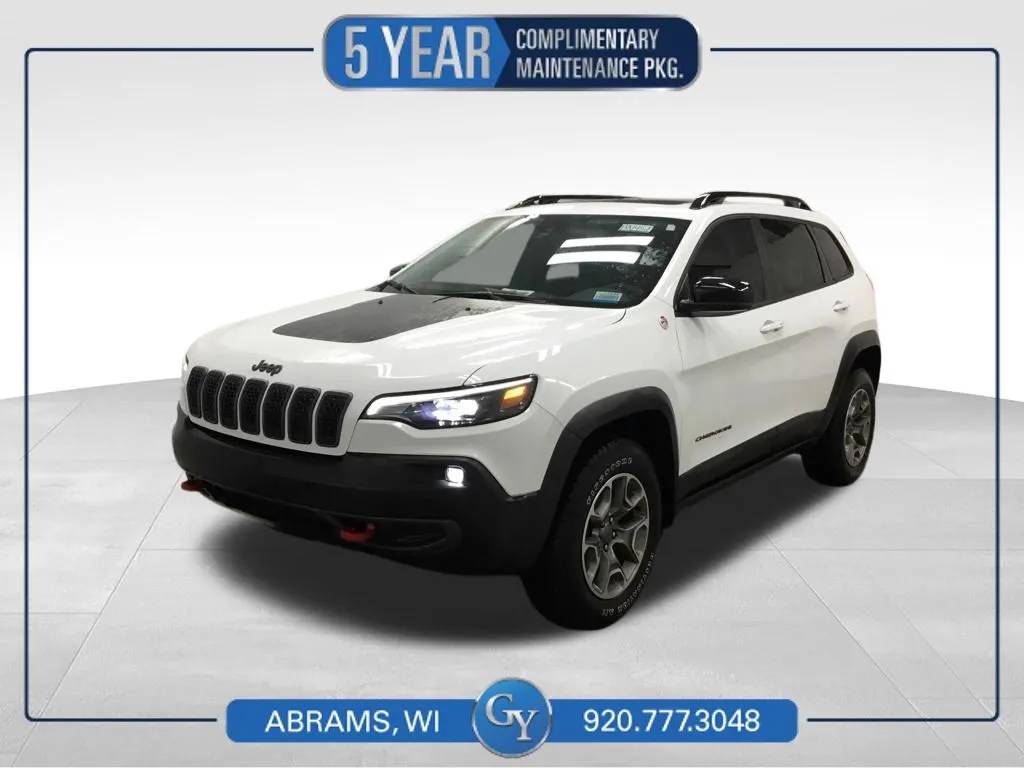 White 2022 Jeep Cherokee Trailhawk for sale in Abrams, WI