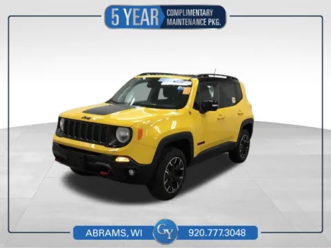 Yellow 2023 Jeep Renegade Trailhawk for sale in Abrams, WI