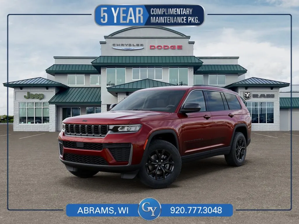 Red 2026 Jeep Grand Cherokee L Laredo for sale in Abrams, WI