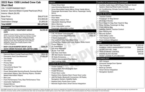 Photos of 2022 Ram 1500 Limited for sale in Abrams, WI at Gregg Young Abrams Chrysler Dodge Jeep Ram