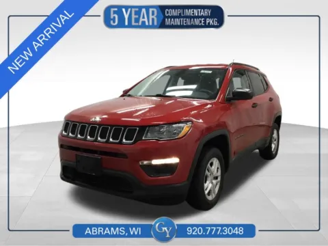 Red 2018 Jeep Compass Sport for sale in Abrams, WI