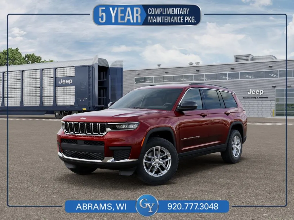 Red 2026 Jeep Grand Cherokee L Laredo for sale in Abrams, WI