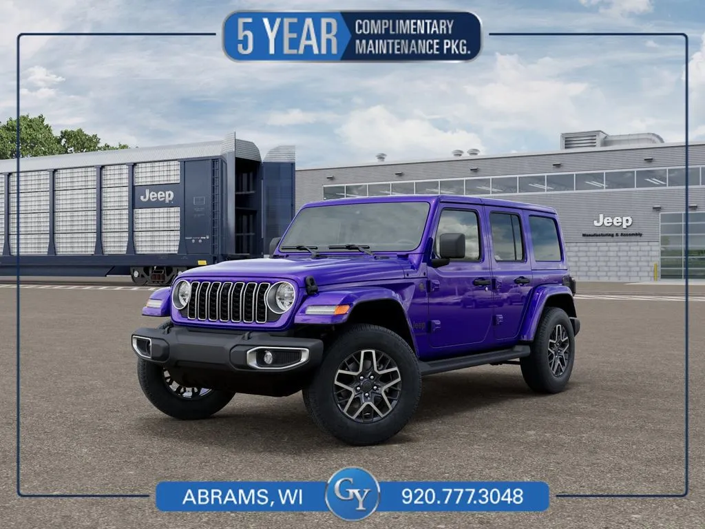 Purple 2026 Jeep Wrangler Sahara for sale in Abrams, WI