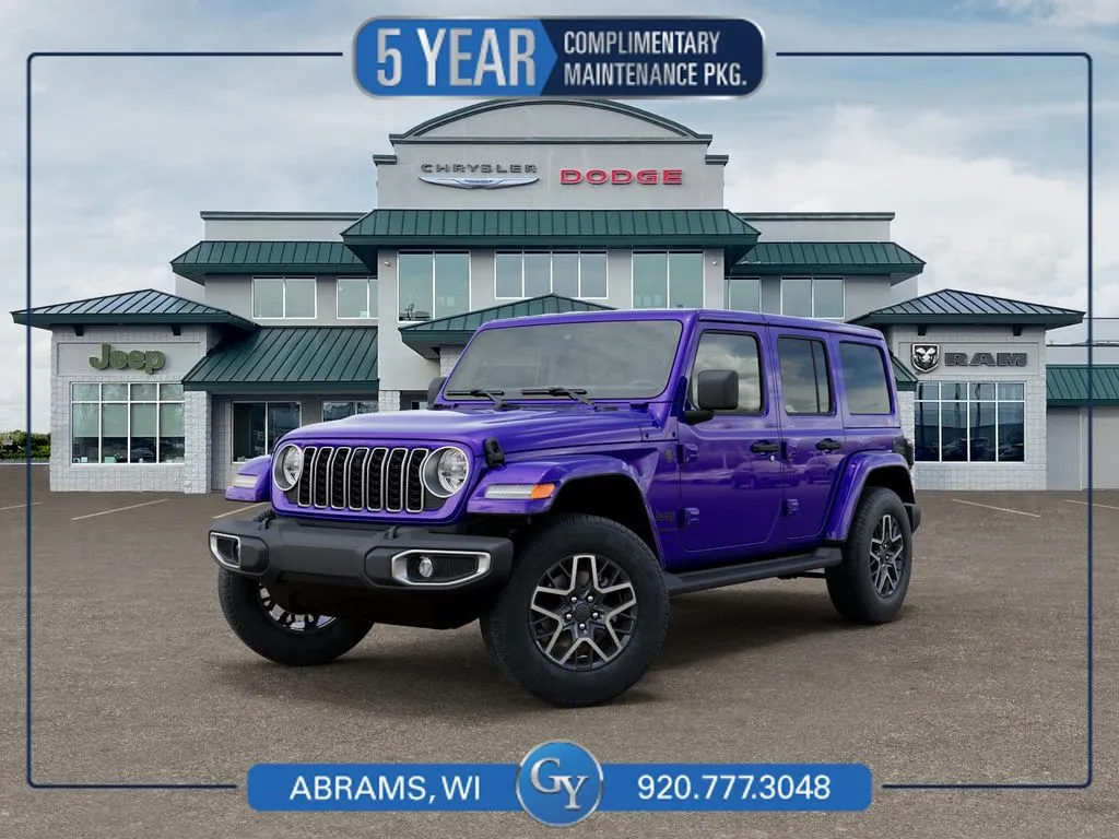 Purple 2026 Jeep Wrangler Sahara for sale in Abrams, WI