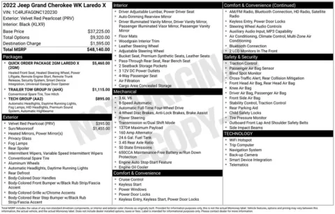 Photos of 2022 Jeep Grand Cherokee WK Laredo X for sale in Abrams, WI at Gregg Young Abrams Chrysler Dodge Jeep Ram