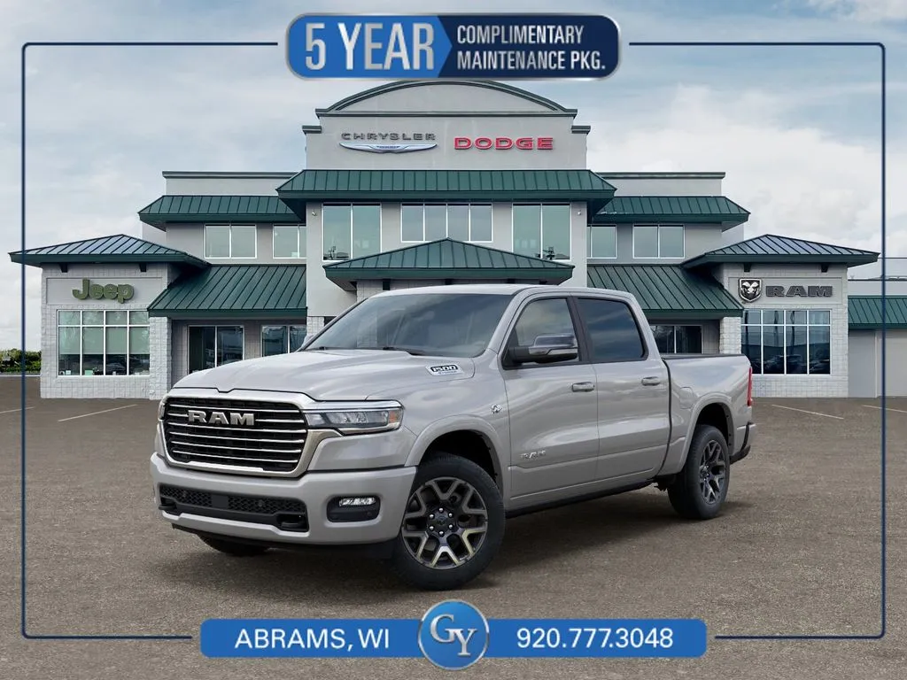 Silver 2026 Ram 1500 Laramie for sale in Abrams, WI