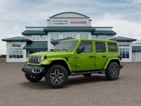 Photos of 2026 Jeep Wrangler Sahara for sale in Abrams, WI at Gregg Young Abrams Chrysler Dodge Jeep Ram